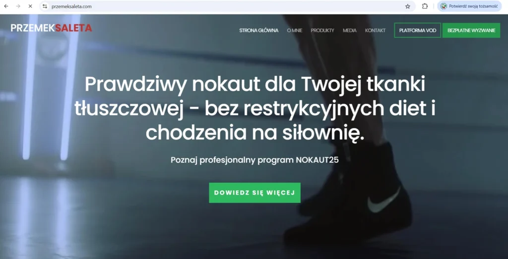 Przemek Saleta tworzenie stron www